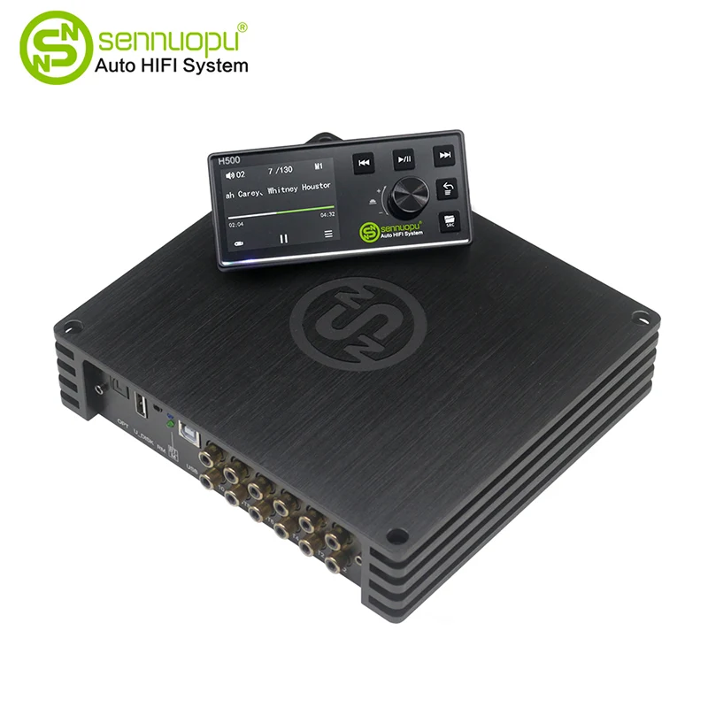 গাড়ি অডিও 8*50W ডিএসপি এমপ্লিফায়ার 10ch সহ